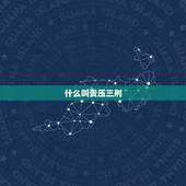 什么叫贵压三刑，大使能帮我算下八字吗