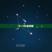 1一100吉祥数， 数的只有一个1和0