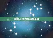 属狗人2022年运势每月，属狗人2022年每月运势？