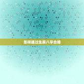 怎样通过生辰八字合婚，生辰八字配对合婚