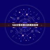 100分带木带火的男孩名字 2021带木带火的男孩名字大全