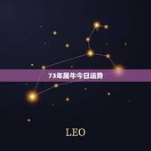 73年属牛今日运势，61年属牛今日运势查询