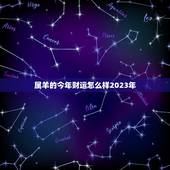 属羊的今年财运怎么样2023年(财运大好财源滚滚来)