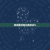 姓名配对缘分测试98%，姓名配对缘分指数