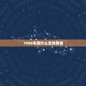 1960年属什么生肖属相，1960年是属什么生肖