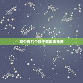 命中有几个孩子查询表免费，最准免费八字算命