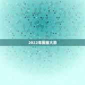 2022年属猪大忌，2022年各生肖运程