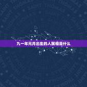 九一年元月出生的人属相是什么，1995年1月份出生的人属什么生肖
