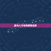 属马人今年的感情运势，属马的处女座爱情运势如何