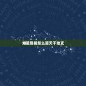 知道属相怎么算天干地支，天干地支怎么算的，比如卯兔。它们和十二生肖的