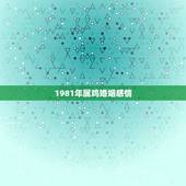 1981年属鸡婚姻感情，1981年属鸡的感情路