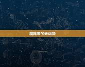 魔羯男今天运势，魔羯男今天的运势
