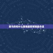 属马的和什么属相最配婚姻最合适，属马人的婚姻与命运，属马人和什么属相最