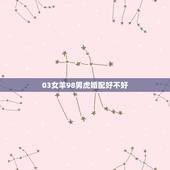 03女羊98男虎婚配好不好，属羊的女跟属虎的男的在一起不好吗？