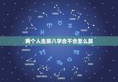 两个人生辰八字合不合怎么算，两人生辰八字合不合