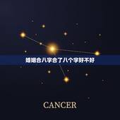 婚姻合八字合了八个字好不好，八字合婚中八个字全合了好不好？