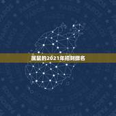 属鼠的2021年招财微名，属鼠白羊座2021年运势及运程 命运如何