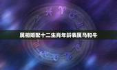 属相婚配十二生肖年龄表属马和牛，属相婚配十二生肖年龄表
