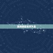 属狗微信名字大全，帮属狗的取个微信祥名