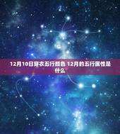 12月10日穿衣五行颜色 12月的五行属性是什么