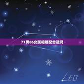 77男86女属相婚配合适吗，77蛇男86虎女适合做夫妻吗
