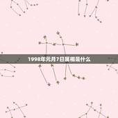1998年元月7日属相是什么，1998年1月9日十二生肖属啥
