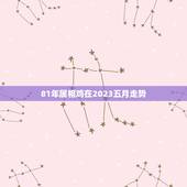 81年属相鸡在2023五月走势，81年9月1日的鸡在2023年的每月运