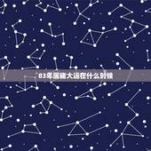 83年属猪大运在什么时候，1983年属猪的人2015年在哪一方运气较好