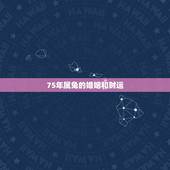 75年属兔的婚姻和财运，1975年属兔与1974年属虎夫妻2016年运
