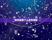 如何看两个人是否婚配，求助看看俩个人合婚如何