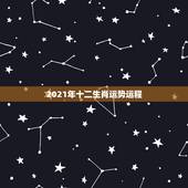 2021年十二生肖运势运程，2021年十二生肖运势运程