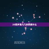 25周岁是几几年的属什么，25是几几年出生的