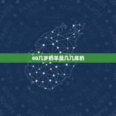 60几岁的羊是几几年的，60多岁的羊是几几年出生的