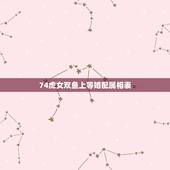 74虎女双鱼上等婚配属相表，1998年属虎的双鱼座女生最佳配对