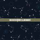 属羊找对象属什么属相最好，男属羊找什么属相好