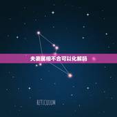 夫妻属相不合可以化解吗，属相不合怎么能化解吗
