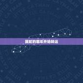 属蛇的哪年开始转运，属蛇的人哪年运程好
