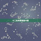 十二生肖简笔画卡通，有没有十二生肖的简笔画 可爱 步骤
