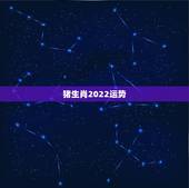 猪生肖2022运势，属猪人2021年运势运程每月运程