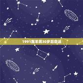 1991属羊男30岁后命运，1991年属羊一生命运