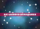 属虎人最佳婚姻对象 属虎男的最佳婚配表