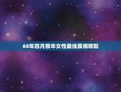 68年四月猴年女性最佳属相婚配，属猴的属相婚配表