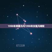 1990年男属马与1990年女属马婚配，1990年属马的和什么属相结婚