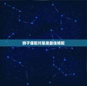 狮子座配对星座最佳婚配，狮子星座的和什么星座是最好的配对？