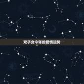 双子女今年的爱情运势，已有伴侣的双子座今年的爱情运势