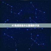 87兔适合生什么属相的子女，1987年男兔和1990年马女生的生什么属