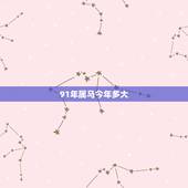 91年属马今年多大，90年属什么今年多大