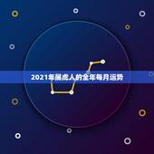 2021年属虎人的全年每月运势，属虎1986年女性2021年命运