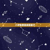 八字免费查真假童子，免费测算真假童子命