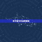 双子座今天运势查询，今年双子座的运势如何？